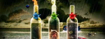 Abstract Bottles Fb Cover Facebook Covers